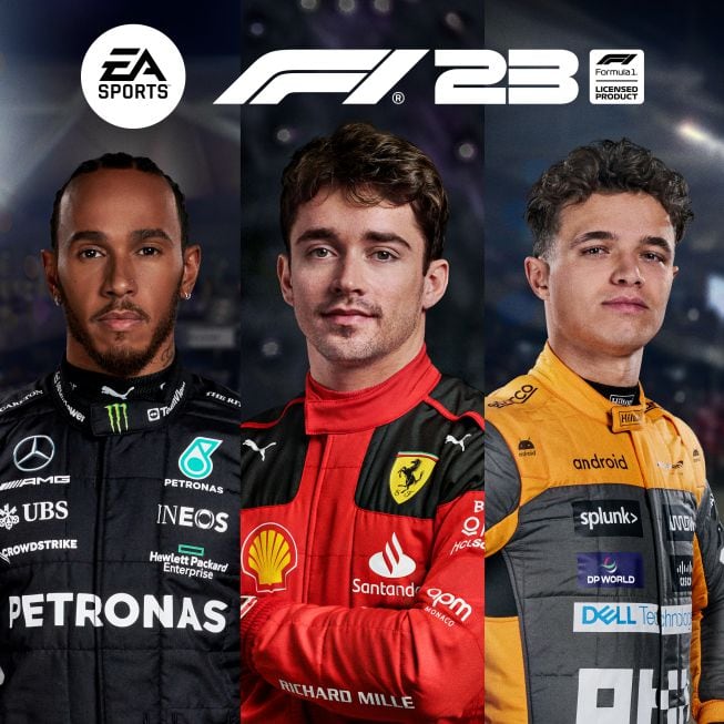 Portada de la Standard Edition de F1 23