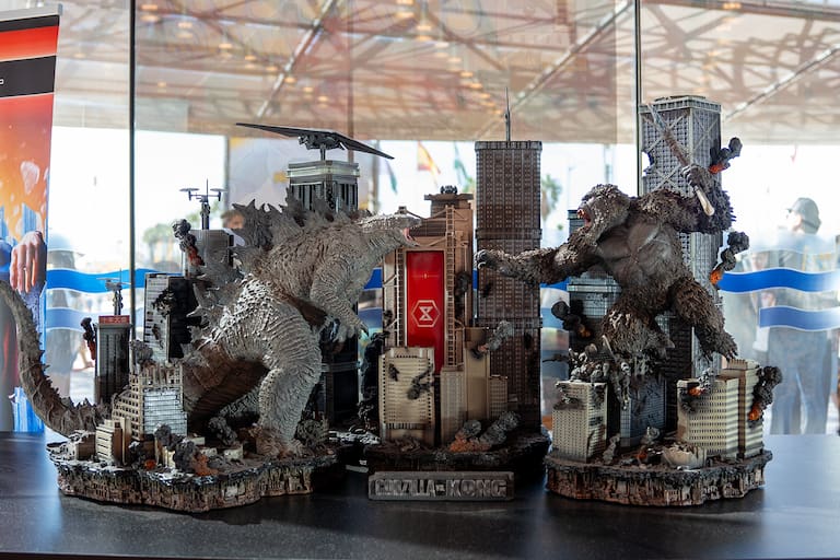Figura de Godzilla VS. Kong en San Diego Comic-Con Málaga.