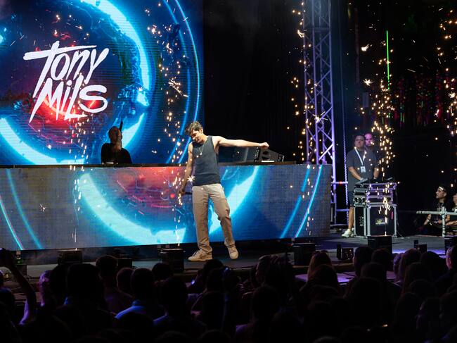 Tony Mils en el Starlite en 2023