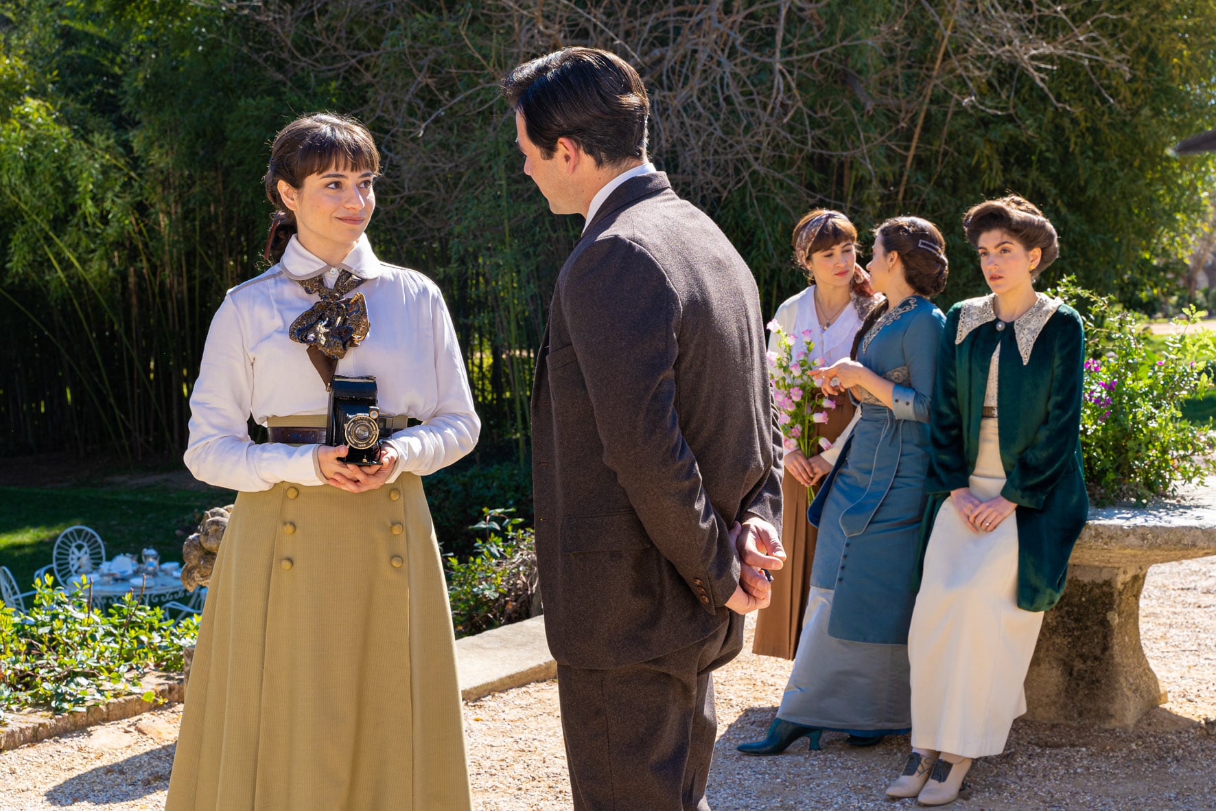 Parte de los actores y actrices de &#039;La Promesa&#039;.