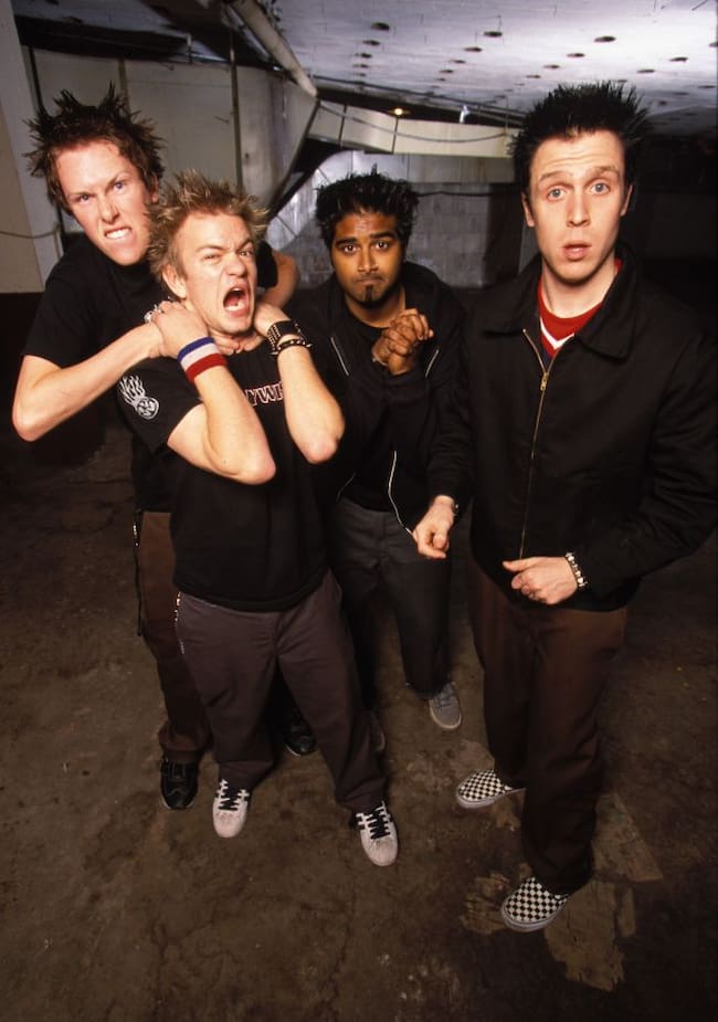 Sum 41 en el año 2002.