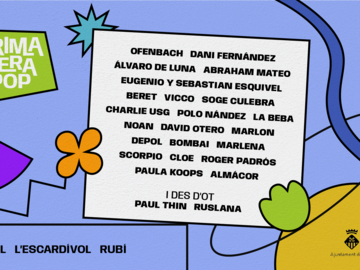 Dani Fernández, Álvaro de Luna y Abraham Mateo estarán en LOS40 Primavera Pop de Rubí (Barcelona)
