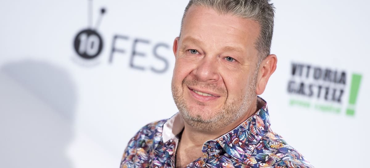 Alberto Chicote, en la alfombra roja del FesTval de Vitoria.
