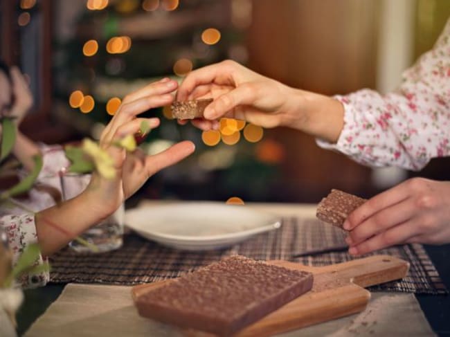 El turrón de chocolate, dulce típico navideño