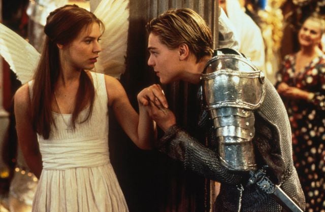 Leonardo DiCaprio y Claire Danes dieron vida a Romeo y Julieta.