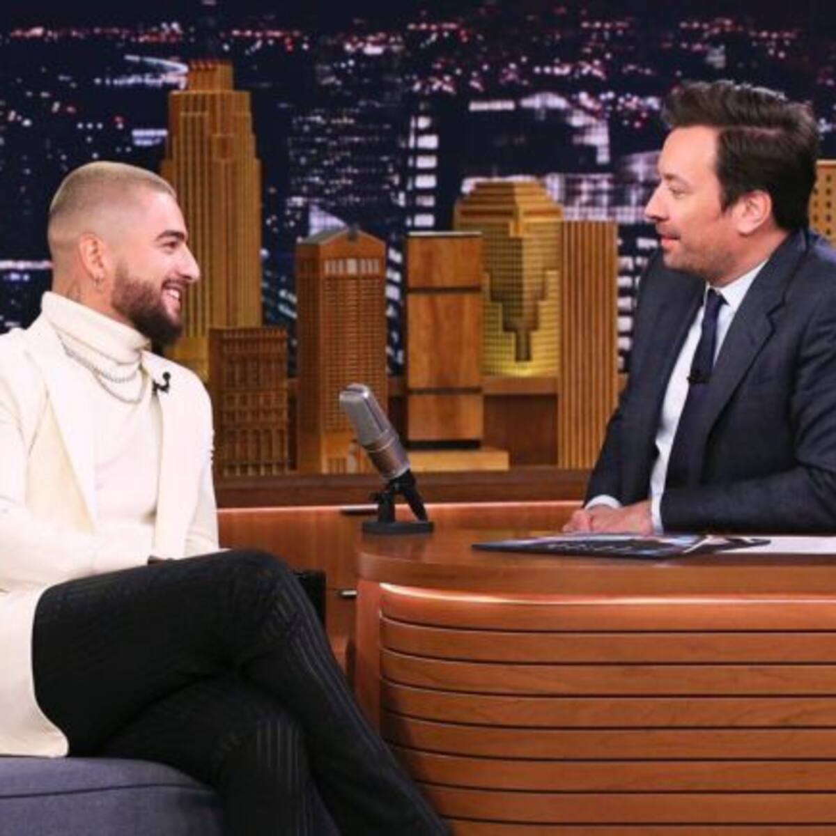 El inglés de Maluma que dio mucho de qué hablar en el show de Jimmy Fallon