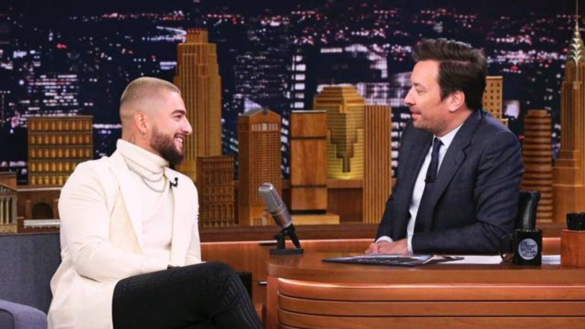 El inglés de Maluma que dio mucho de qué hablar en el show de Jimmy Fallon