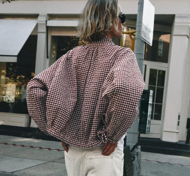 Chaqueta de cuadros