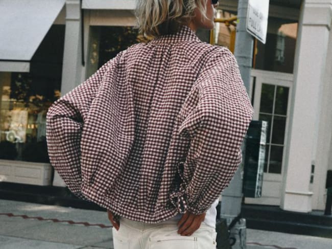 Chaqueta de cuadros
