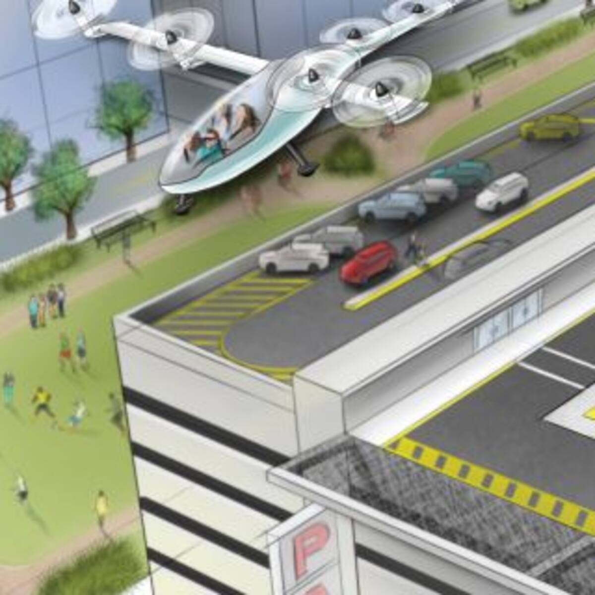¿La solución a las protestas? Quieren desarrollar un auto que vuela