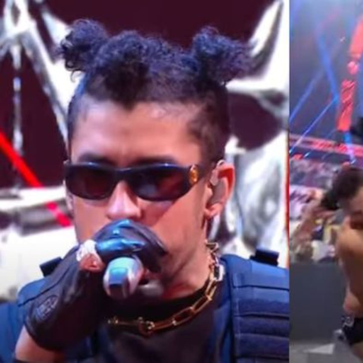 ¡Por los aires! Bad Bunny debuta como luchador de la WWE