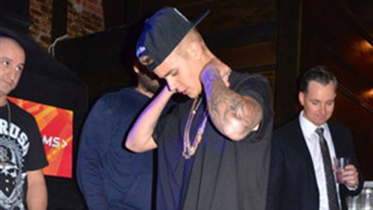 Así se divirtió Justin Bieber