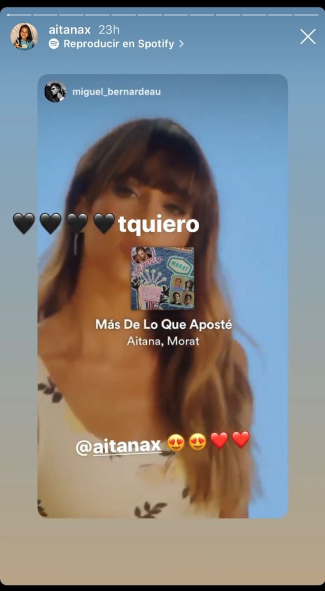 Aitana en instagram