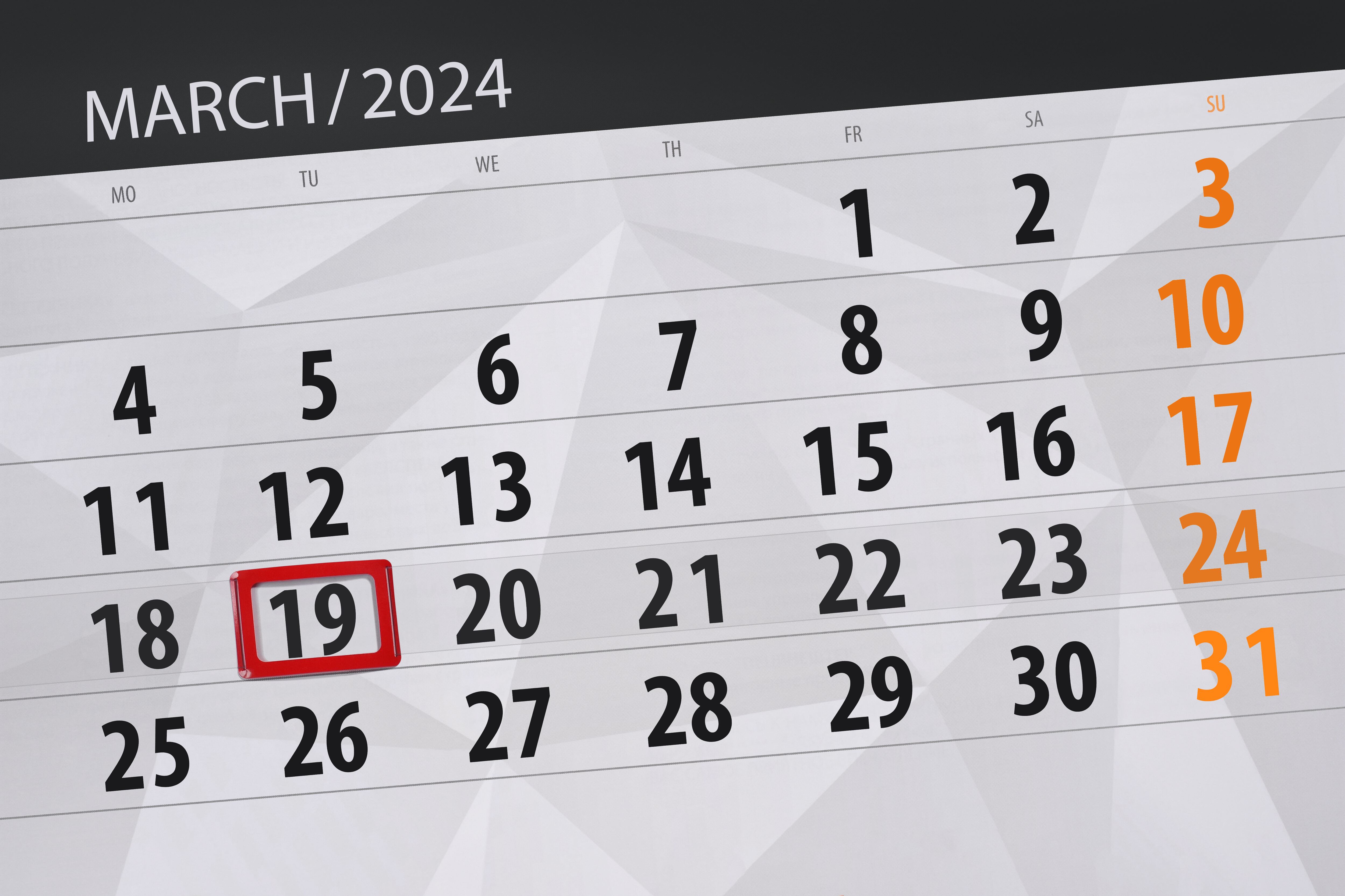 Calendario 2024