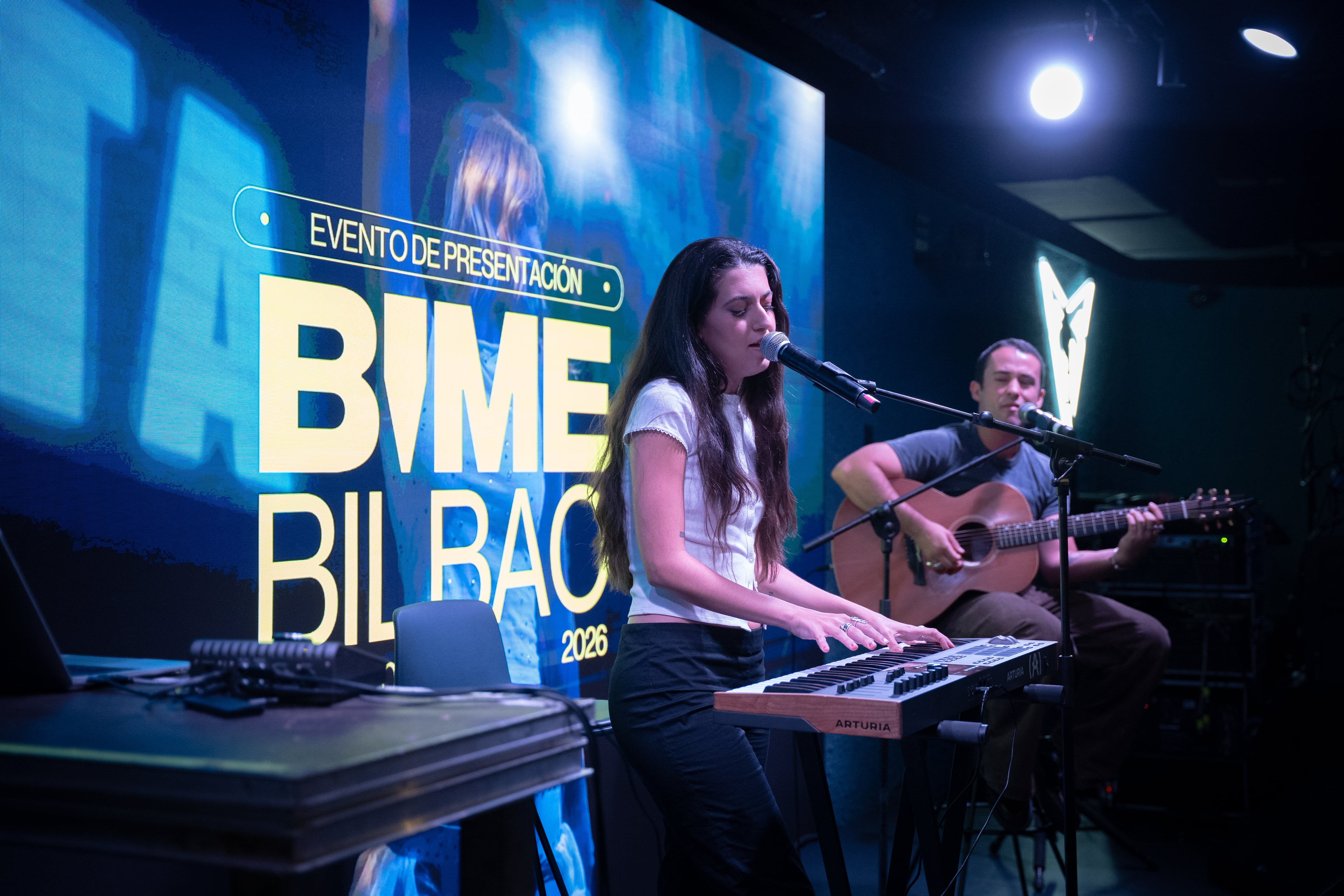 Gara Durán en la presentación de BIME Bilbao 2026 en Madrid, 25 de junio de 2026.