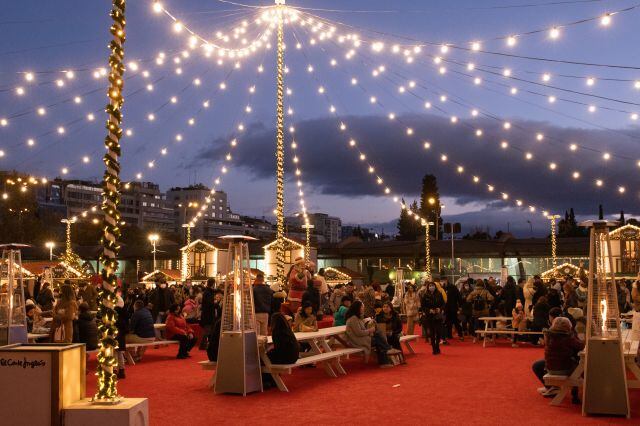 Mercado de Navidad de El Corte Inglés en Nuevos Ministerios.