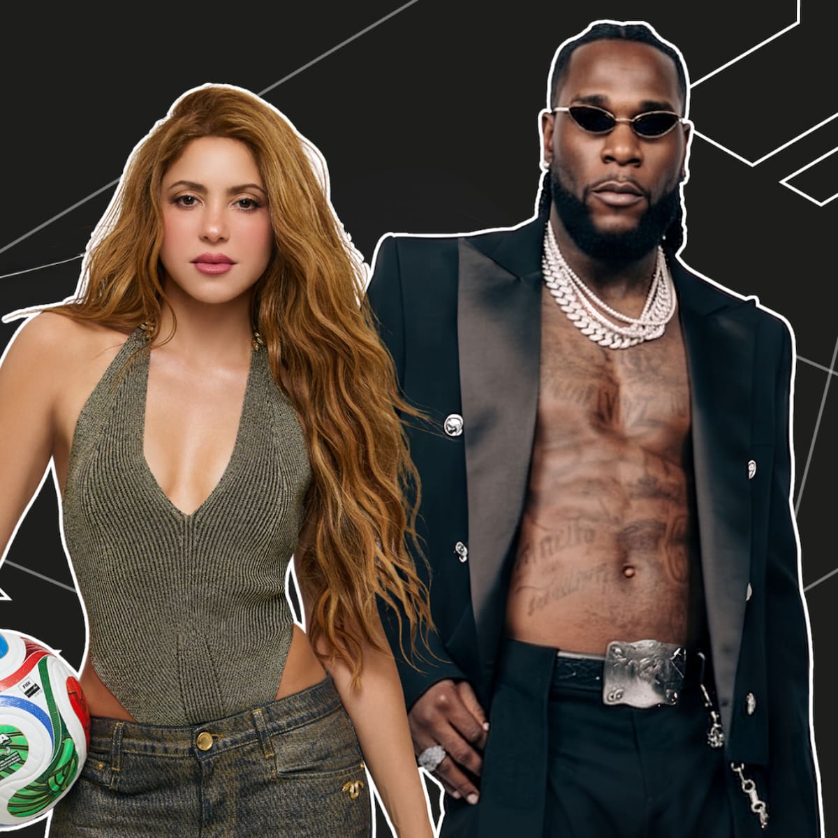 Shakira y Burna Boy marcan el gol del verano: 'Dai dai' alcanza el Nº1 de LOS40