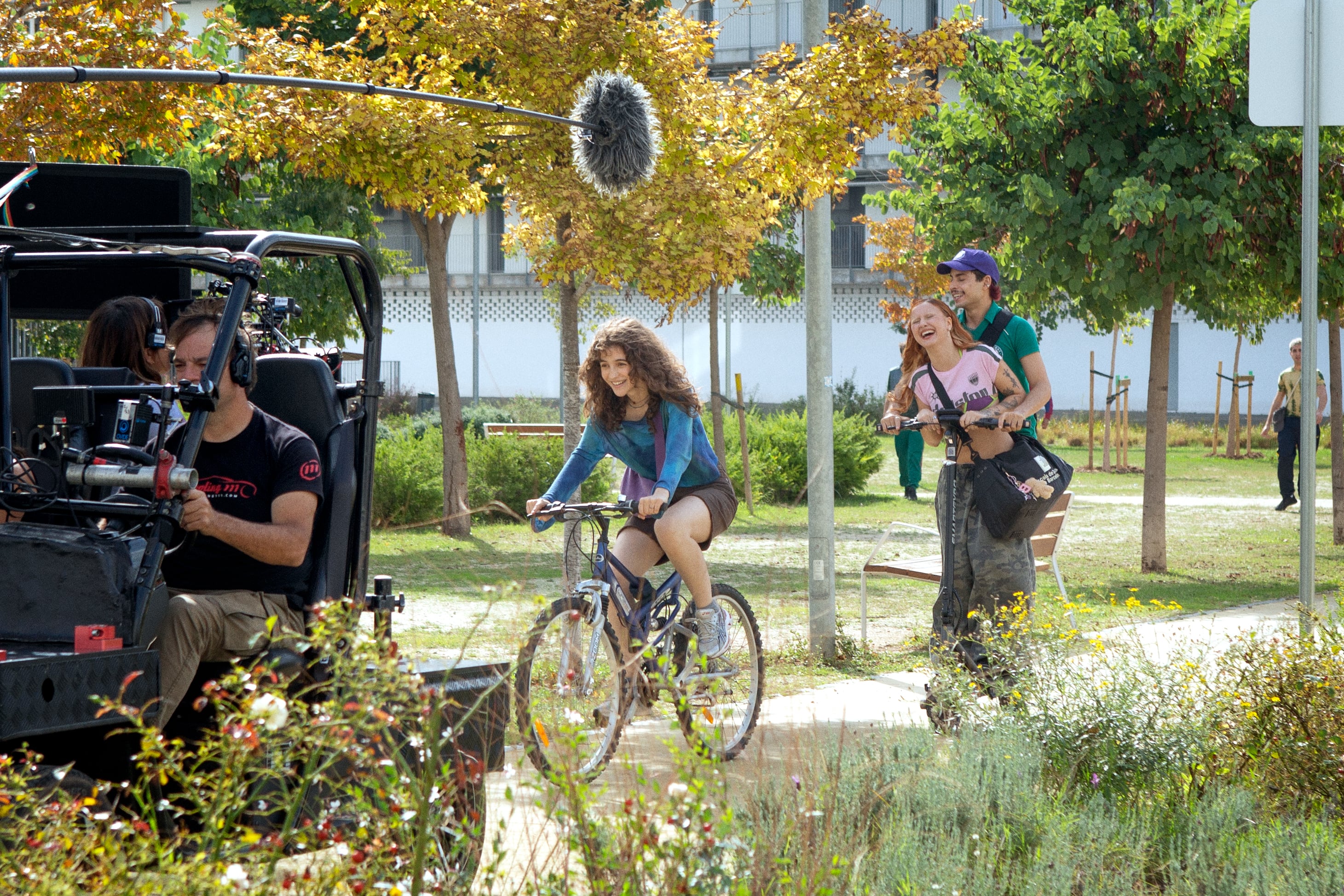 Una imagen del rodaje de 'A Fuego'. / Atresmedia