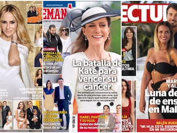 Estas son las portadas de las revistas del corazón de hoy, miércoles 13 de mayo: Marta Sánchez, Paula Echevarría y David Bustamante