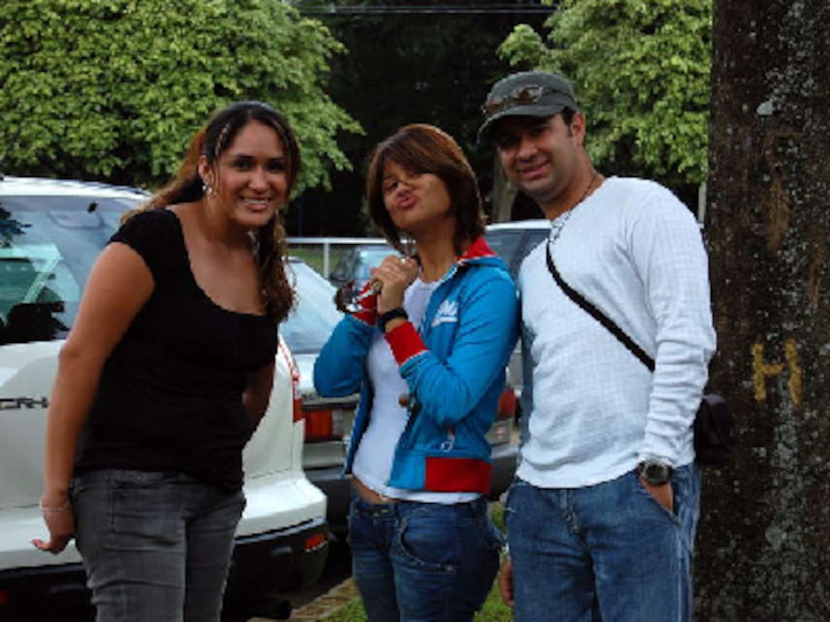 Vicky, Hanzell y Juanjo...