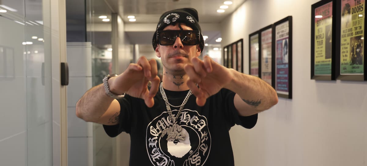 Kidd Keo, en las instalaciones de LOS40.