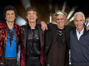 Mick Jagger, Keith Richards y Roonie Wood se despiden de Charlie Watts