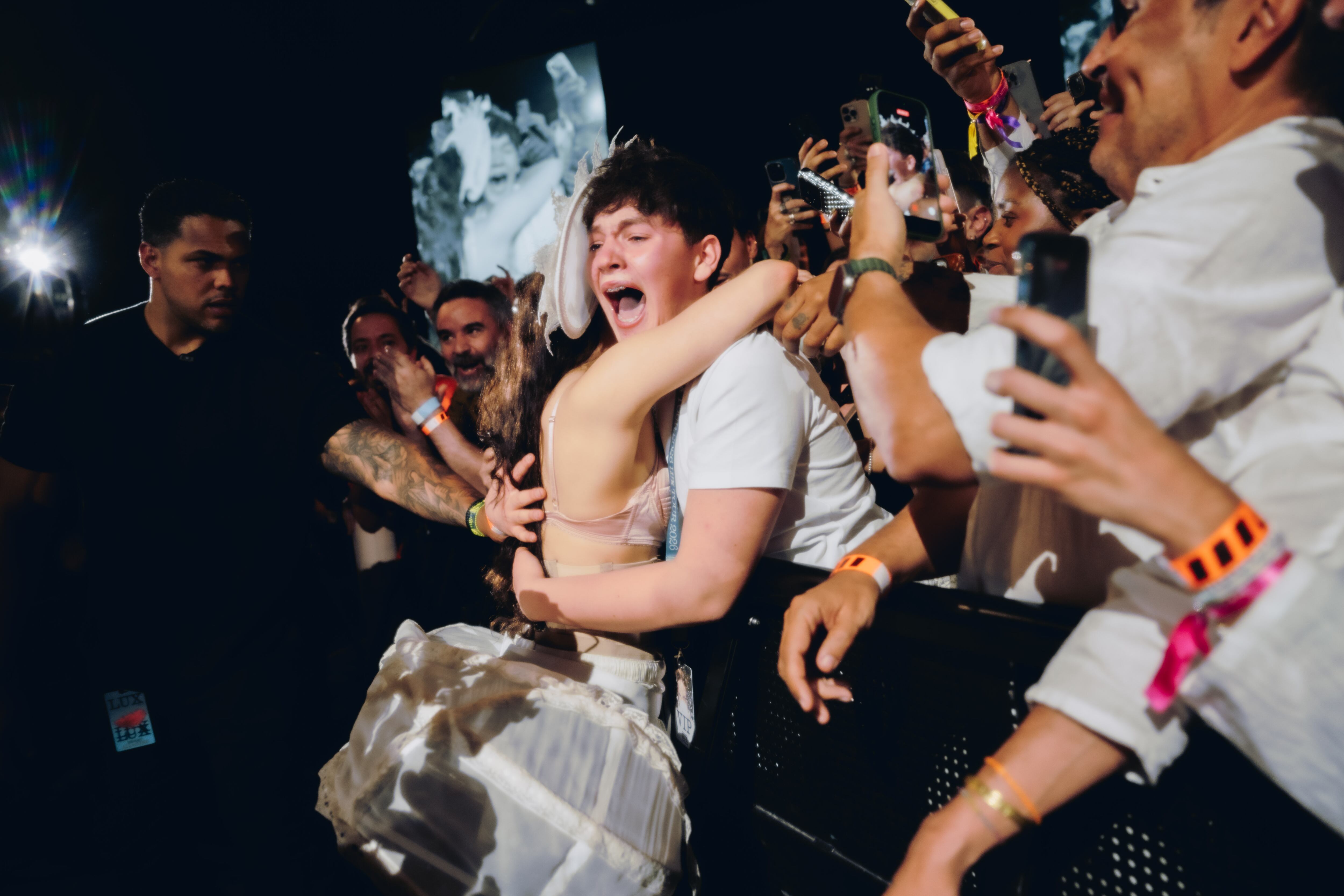 Rosalía en su último concierto de 'LUX Tour' en Madrid, abril de 2026.