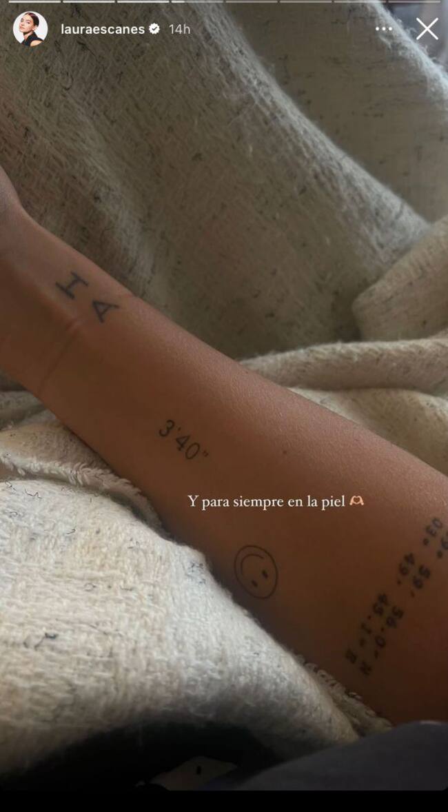 El nuevo tatuaje de Laura Escanes