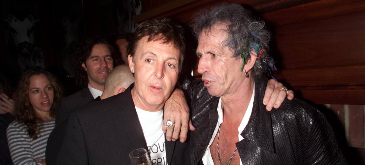 Keith Richards y Paul McCartney en una imagen de archivo.
