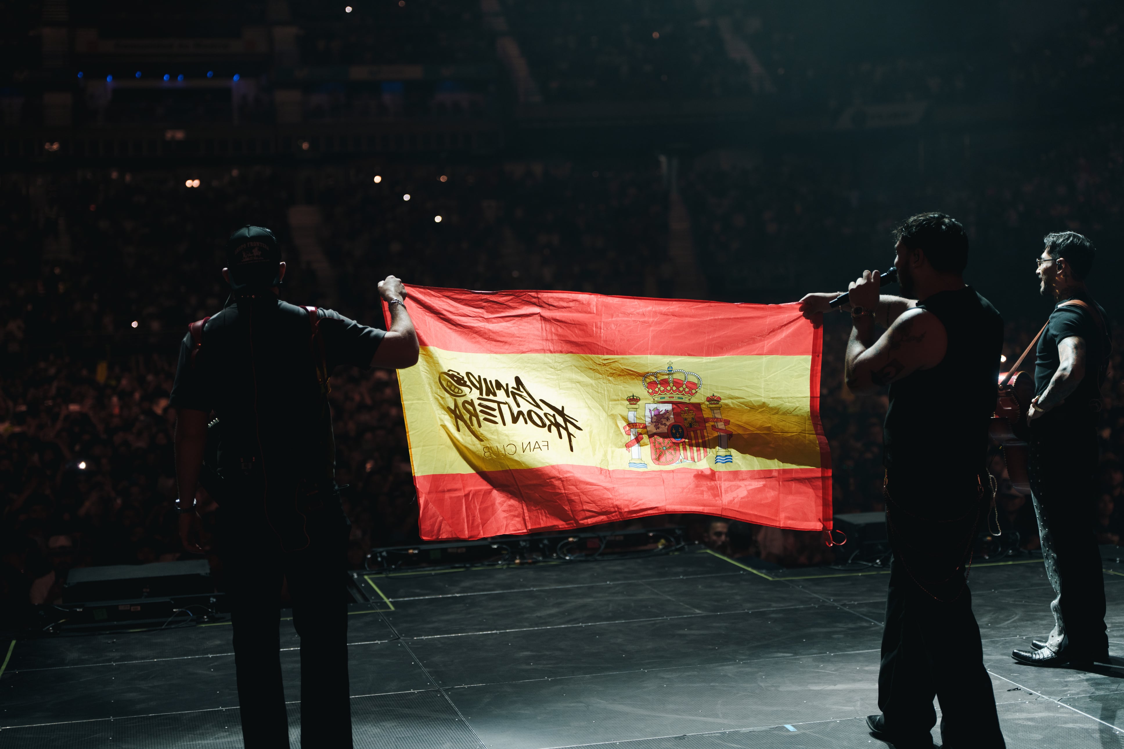 Grupo Frontera en su concierto en el Movistar Arena de Madrid