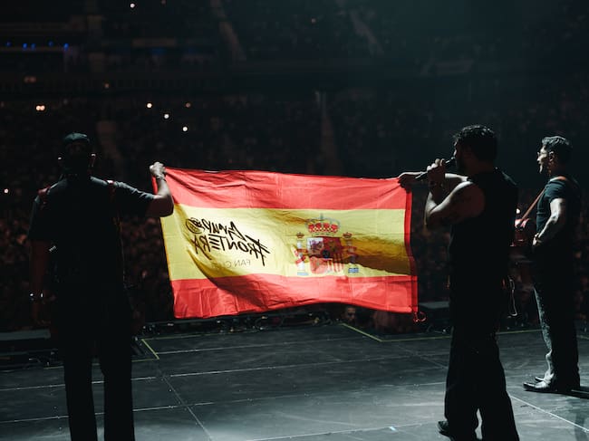 Grupo Frontera en su concierto en el Movistar Arena de Madrid