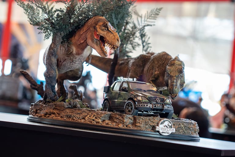 Figura de Jurassic Park en San Diego Comic-Con Málaga.