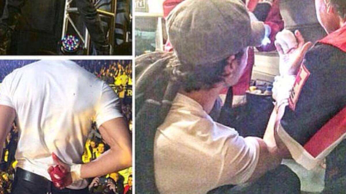 Enrique Iglesias sufre accidente