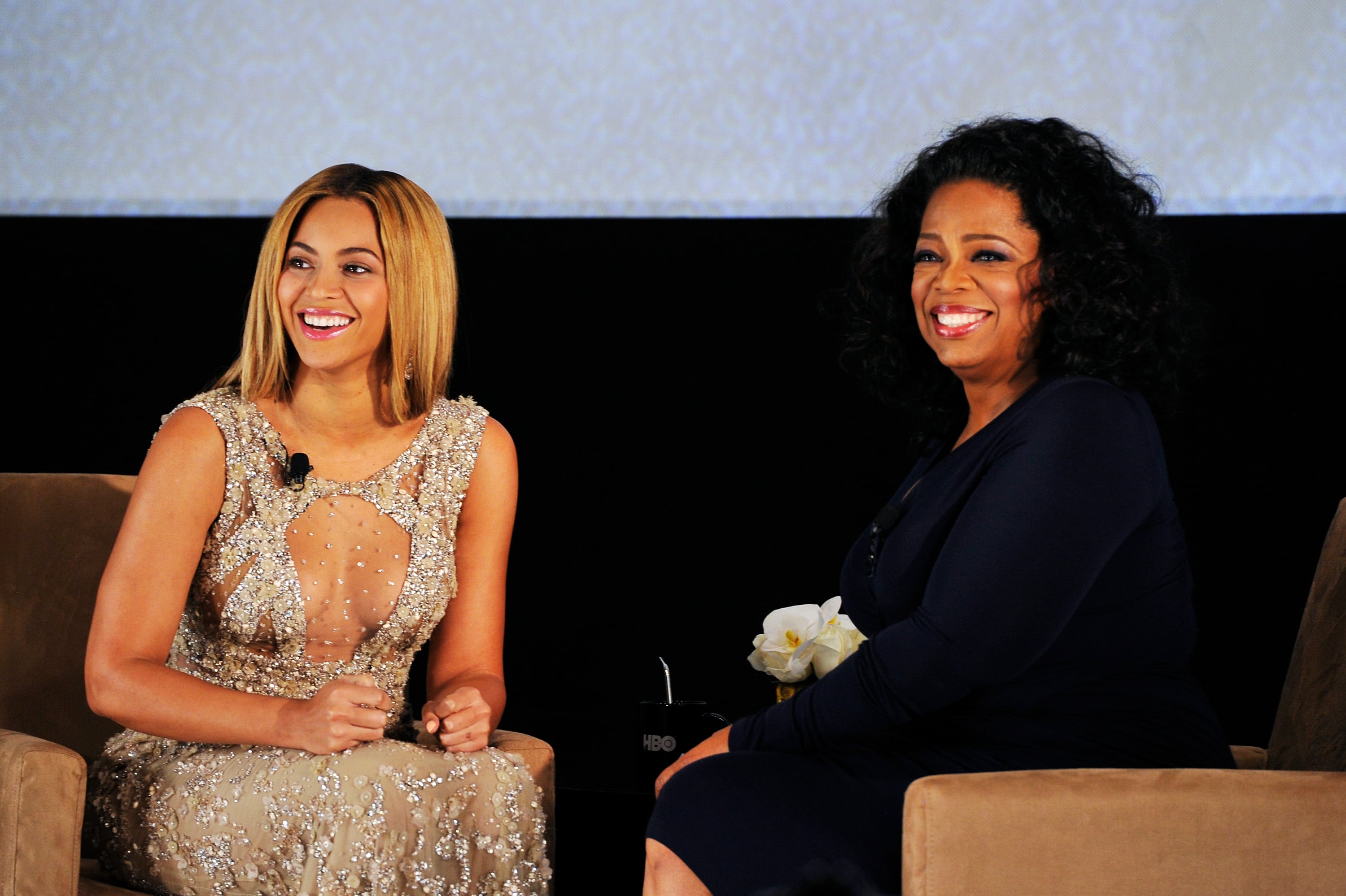 Beyonce y Oprah Winfre en 2013.