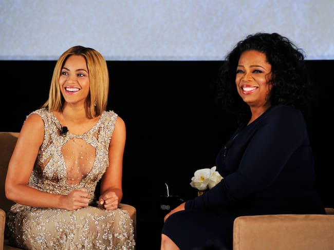 Beyonce y Oprah Winfre en 2013.