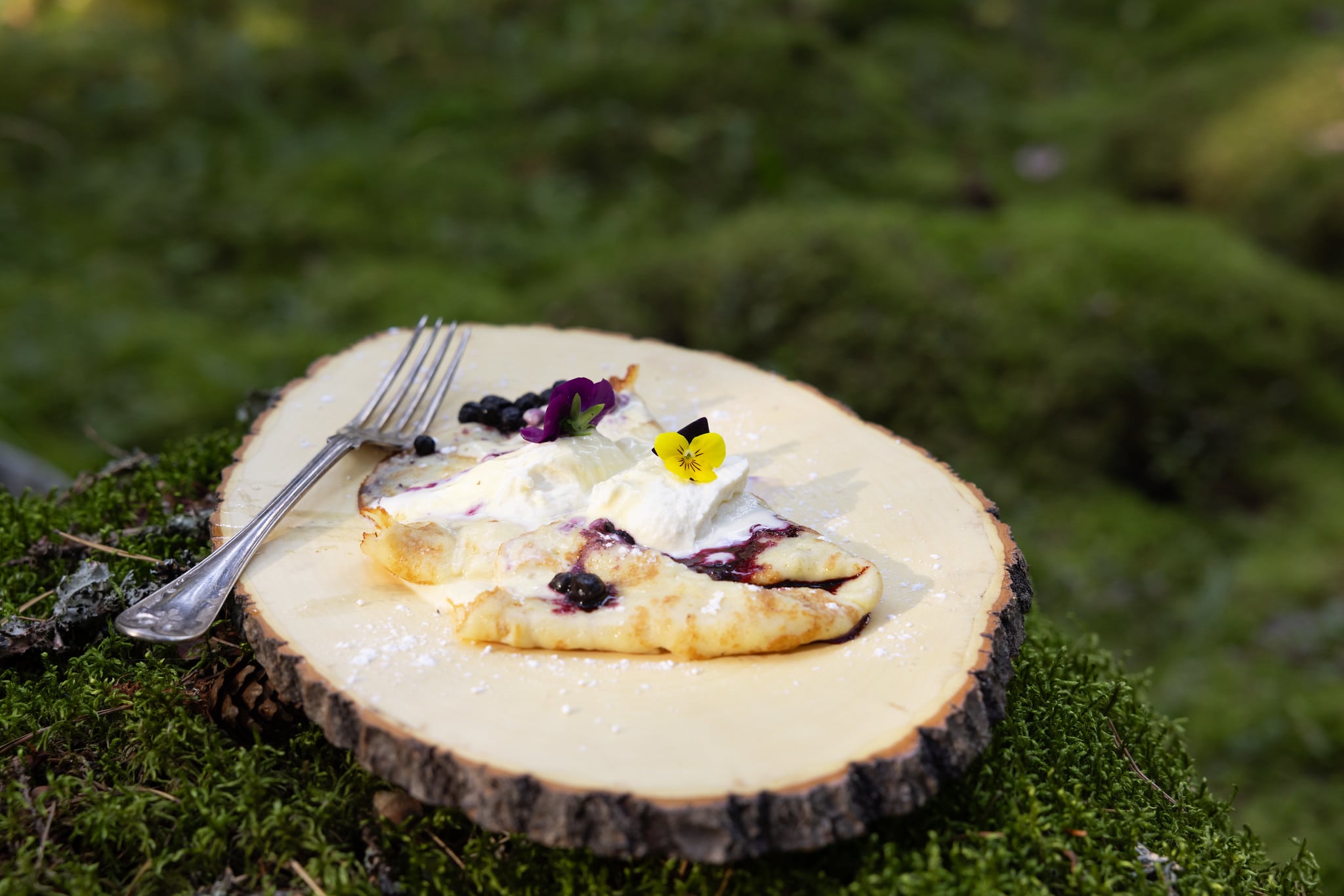 Crepes en las montañas de Lakeland
