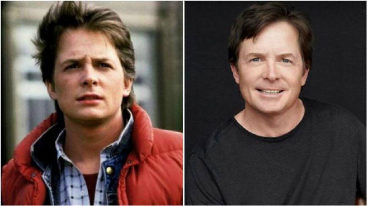 Michael J. Fox - En la película era Marty McFly, el chico que viaja en el tiempo.