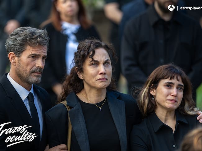 Rodolfo Sancho, Toni Acosta y Mara Reina en 'Trazos ocultos'