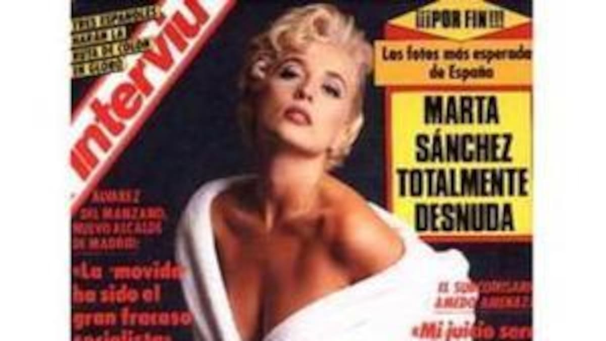 Marta Sánchez: "Mi desnudo ha sido el mas caro en la historia de Interviú"