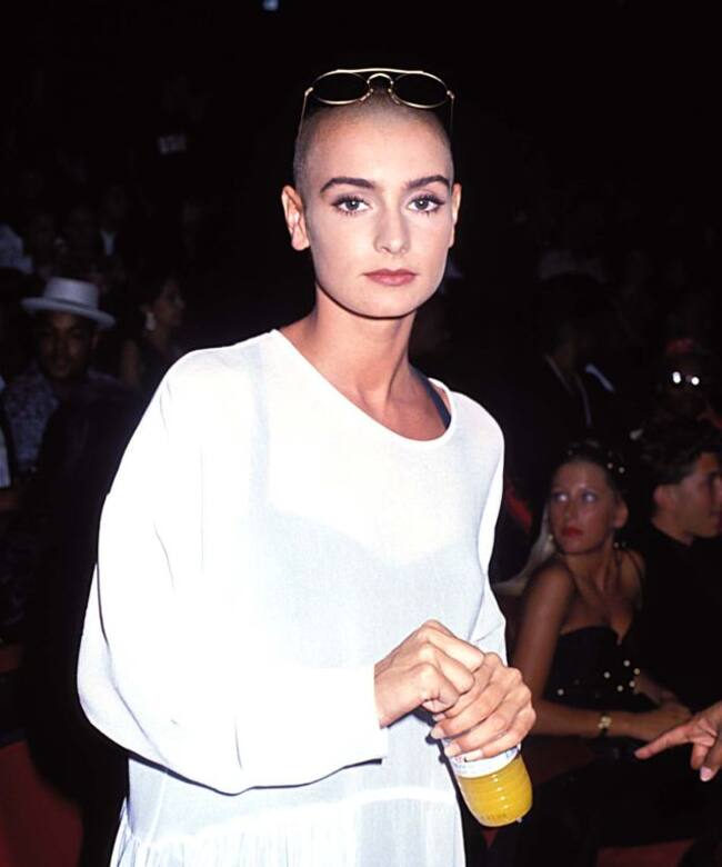 Sinéad O&#039;Connor, en los MTV Video Music Awards en 1990.