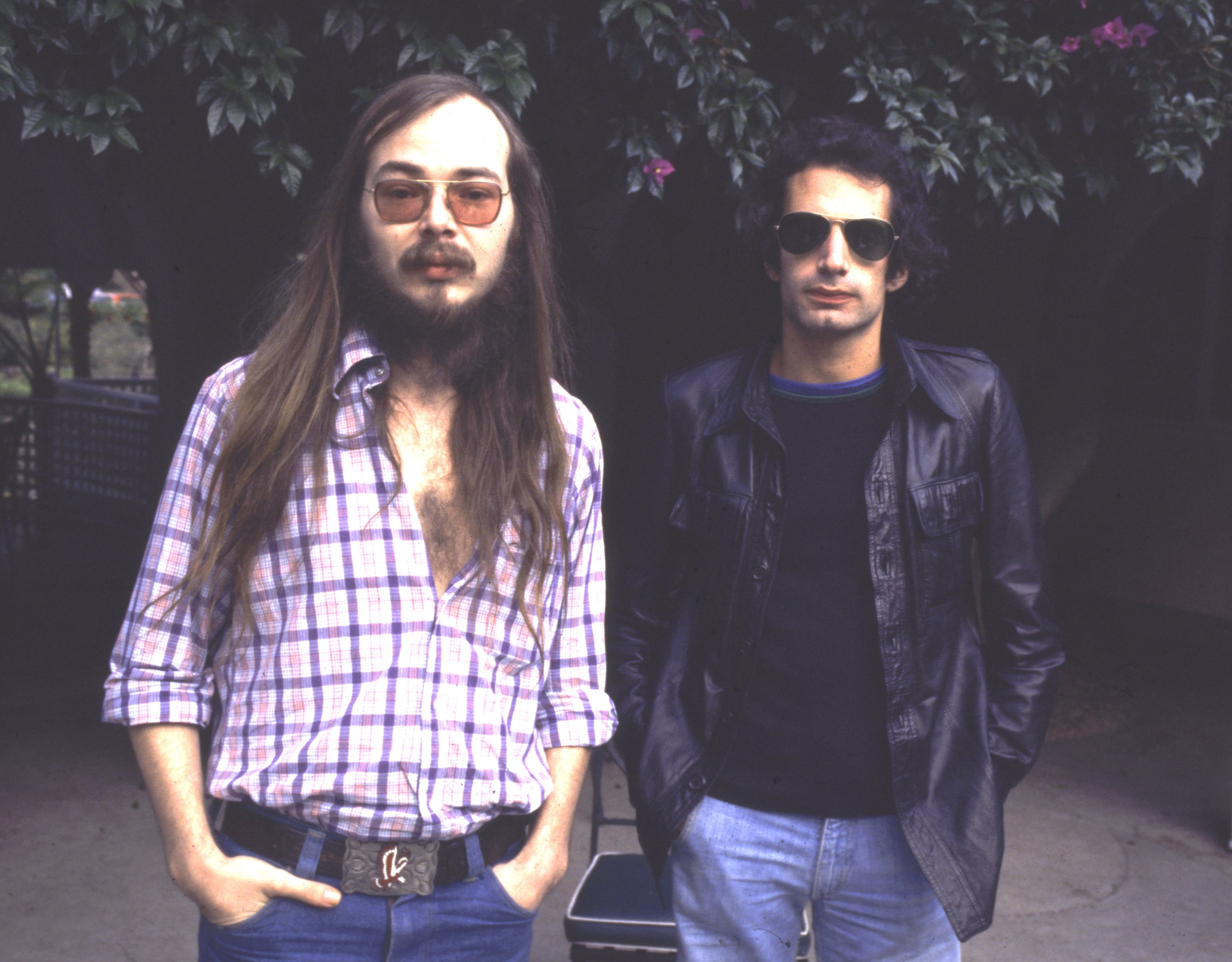 Walter Becker y Donald Fagen, miembros de Steely Dan, en 1977.