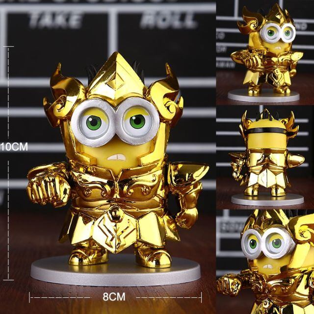 Los Minions estilo "Caballeros del Zodíaco"