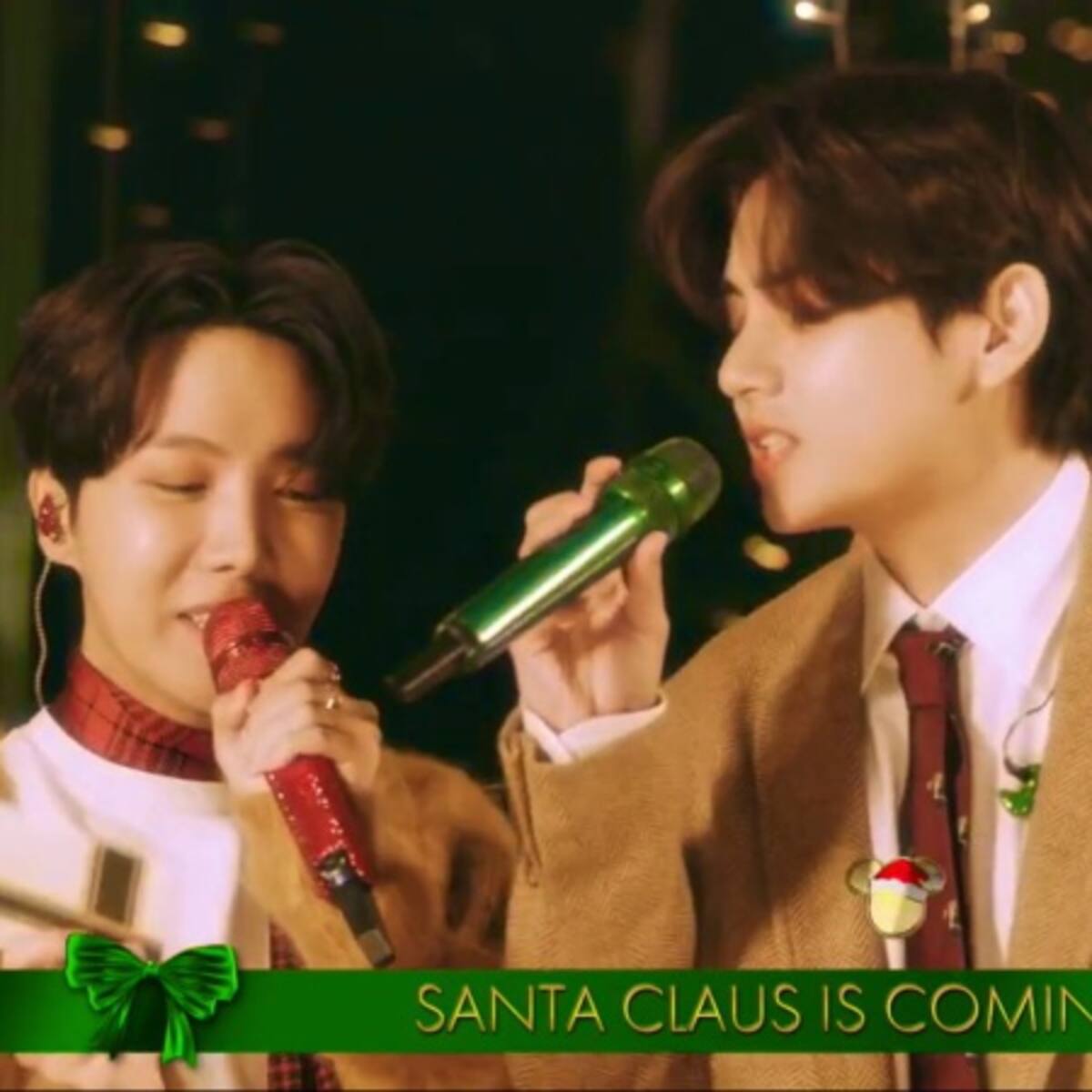 BTS canta 'Santa Claus Is Comin' To Town'
