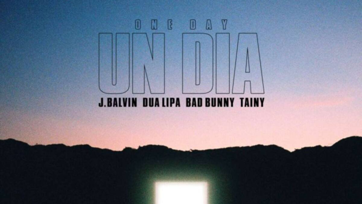 J Balvin anuncia colaboración con Dua Lipa, Bad Bunny y Tainy