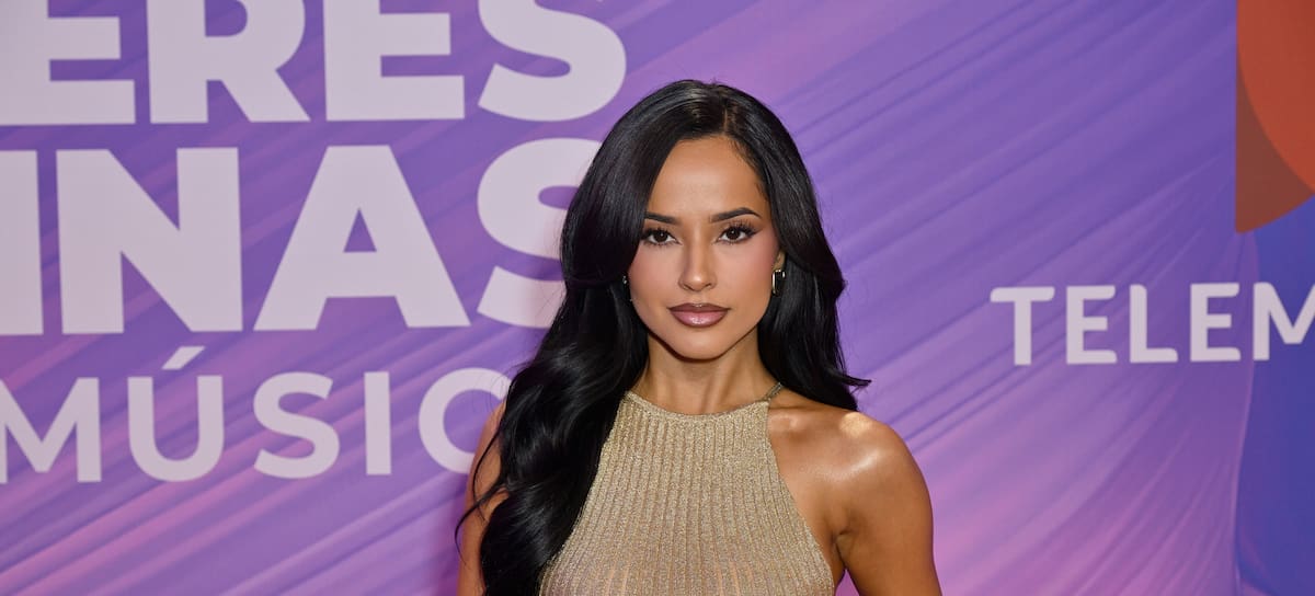 Becky G en la alfombra roja de Blllboard MUJERES LATINAS EN LA MÚSICA, 23de abril de 2026, Miami. (Photo by: Ivan Apfel/Telemundo via Getty Images)