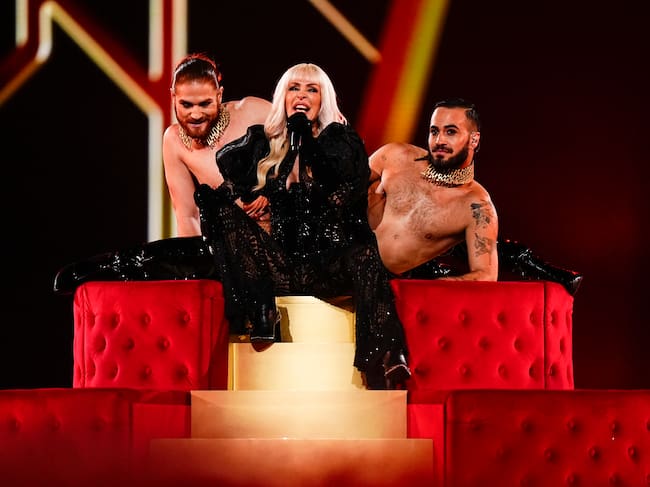 Nebulossa representando a España en el Festival de la Canción de Eurovisión 2024 en Malmö, Suecia.