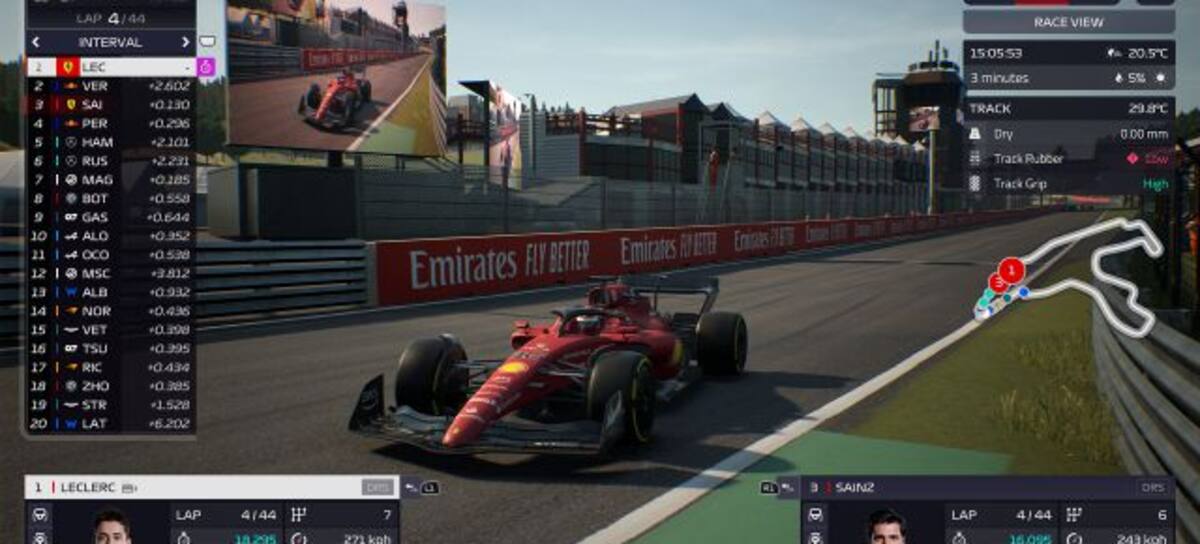 Imagen ingame de F1 Manager 2022