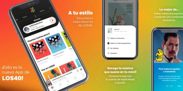 Descárgate ya la nueva app de LOS40.