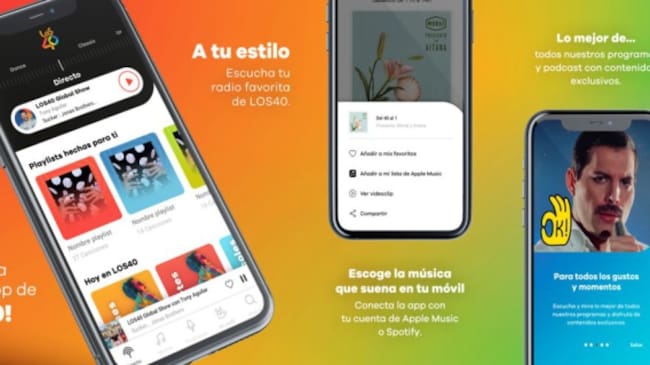 Descárgate ya la nueva app de LOS40.