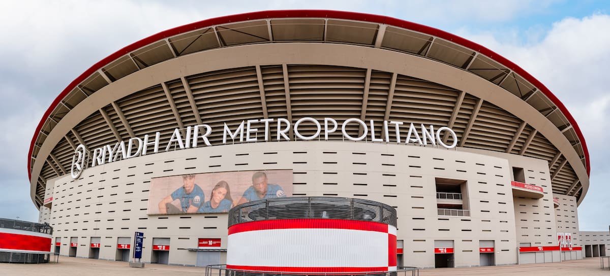 Exterior del Estadio Riyadh Air Metropolitano en Madrid